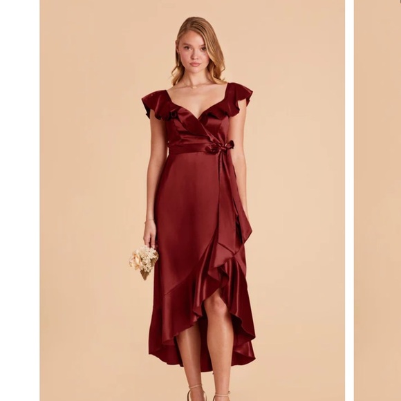 Size 8 Satin Dress. - Picture 1 of 5